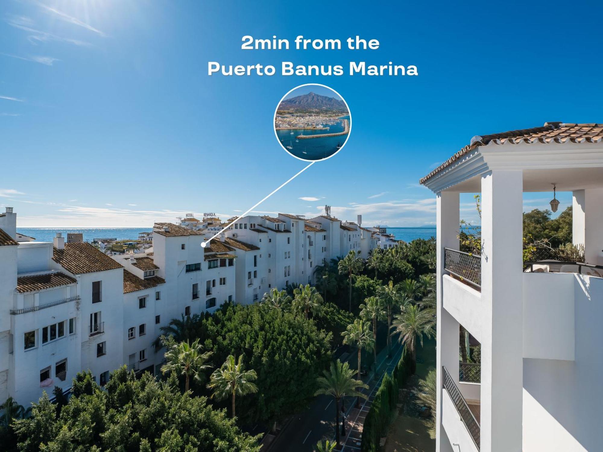 Vacation I Terrazas De Banus, Romantic, Jacuzzi, Pet-friendly, Cosy Duplex Penthouse, 2min Walk To Marina Apartment Marbella